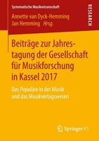 Springer Fachmedien Wiesbaden GmbH Beiträge zur Jahrestagung der Gesellschaft für Musikforschung in Kassel 2017