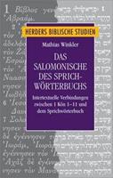 Mathias Winkler Das Salomonische des Sprichwörterbuchs
