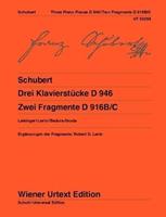 Universal Edition AG Drei Klavierstücke D 946 und Zwei Fragmente D 916B/C