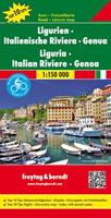 Freytag-Berndt und ARTARIA Ligurien - Italienische Riviera - Genua 1 : 150 000