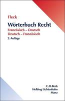 Klaus E. W. Fleck Wörterbuch Recht