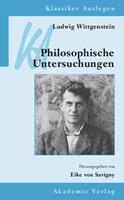 De Gruyter Ludwig Wittgenstein: Philosophische Untersuchungen
