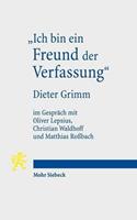 Dieter Grimm 'Ich bin ein Freund der Verfassung'