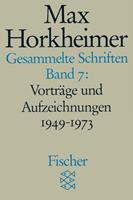 Max Horkheimer Gesammelte Schriften in 19 Bänden