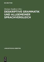 De Gruyter Deskriptive Grammatik und allgemeiner Sprachvergleich