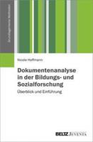 Nicole Hoffmann Dokumentenanalyse in der Bildungs- und Sozialforschung