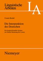 Ursula Bredel Die Interpunktion des Deutschen