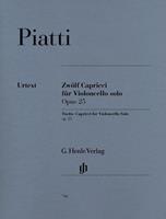 Alfredo Piatti Zwölf Capricci für Violoncello solo Opus 25