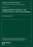 Joachim Jens Hesse Aufgabenkritik, Funktional- und Strukturreform in den Flächenländern