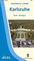 Landesamt für Geoinformation und Landentwicklung Baden- LGL BW 50 000 Freizeit Karlsruhe
