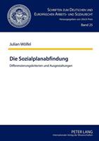 Julian Wölfel Die Sozialplanabfindung