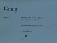 Edvard Grieg Norwegische Tänze Opus 35 für Klavier zu vier Händen, Urtext