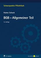 Haimo Schack BGB-Allgemeiner Teil