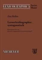 Zita Hollós Lernerlexikographie: syntagmatisch