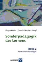 Jürgen Walter, Franz B. Wember Sonderpädagogik des Lernens