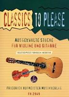 Hofmeister Classics to Please, für Violine und Gitarre