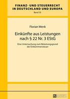 Florian Wenk Einkünfte aus Leistungen nach § 22 Nr. 3 EStG