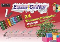 Martin Leuchtner, Bruno Waizmann Einfacher!-Geht-Nicht: 24 Weihnachtslieder für das SONOR GS PLUS Glockenspiel (F#+Bb) mit CD