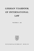 Duncker & Humblot German Yearbook of International Law - Jahrbuch für Internationales Recht.