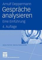 Arnulf Deppermann Gespräche analysieren