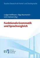 Schmidt, Erich Funktionale Grammatik und Sprachvergleich