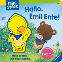 Kathrin Lena Orso ministeps: Hallo Emil Ente! Mein erstes Holzpuzzle-Buch