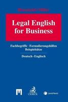 Martin Rinscheid, Michael R. Miller Legal English for Business