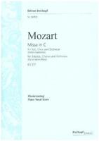 Wolfgang Amadeus Mozart Missa C-Dur KV 317 (Krönungsmesse), Klavierauszug (Taubmann u. Beyer)