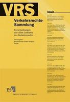 Volker Weigelt Verkehrsrechts-Sammlung (VRS) / Verkehrsrechts-Sammlung (VRS) Band 114