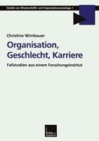 Christine Wimbauer Organisation, Geschlecht, Karriere