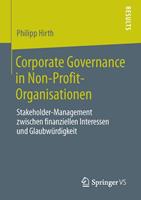 Philipp Hirth Corporate Governance in Non-Profit-Organisationen