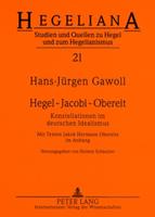 Hans-Jürgen Gawoll Hegel – Jacobi – Obereit