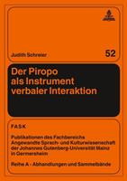 Judith Schreier Der Piropo als Instrument verbaler Interaktion