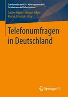 Springer Fachmedien Wiesbaden GmbH Telefonumfragen in Deutschland