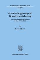 Hartmut Jäckel Grundrechtsgeltung und Grundrechtssicherung.