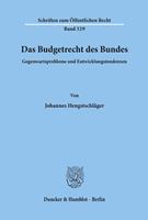 Johannes Hengstschläger Das Budgetrecht des Bundes.