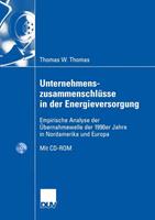 Thomas Werner Thomas Unternehmenszusammenschlüsse in der Energieversorgung