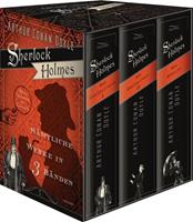 Arthur Conan Doyle Sherlock Holmes - Sämtliche Werke in 3 Bänden (Die Erzählungen I, Die Erzählungen II, Die Romane) (3 Bände im Schuber)