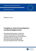 Sebastian Lenze Compliance, Internal Investigations und Beschuldigtenrechte