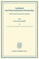 Horaz Krasnopolski Lehrbuch des Österreichischen Privatrechts.