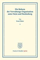 Ernst Meier Die Reform der Verwaltungs-Organisation