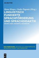 De Gruyter Oldenbourg Linguistisch fundierte Sprachförderung und Sprachdidaktik