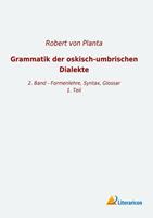Literaricon Grammatik der oskisch-umbrischen Dialekte