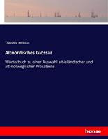 Theodor Möbius Altnordisches Glossar