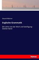 Eduard Mätzner Englische Grammatik