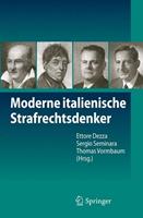 Springer Berlin Moderne italienische Strafrechtsdenker