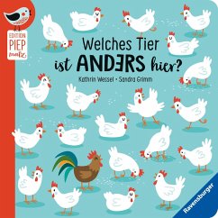 Ravensburger Verlag Welches Tier ist anders hier℃ - Unterschiede finden mit lustigen Tieren für Kinder ab 18 Monaten