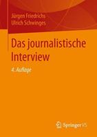 Jürgen Friedrichs, Ulrich Schwinges Das journalistische Interview