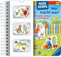 Ravensburger Verlag ministeps: Wer macht was℃ Mein groÃŸes Spielbuch mit 21 Magneten