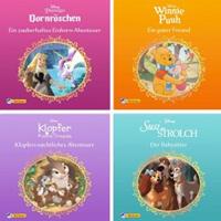 Nelson 4er-Set Maxi-Mini 28: Disney Gutenacht-Geschichten